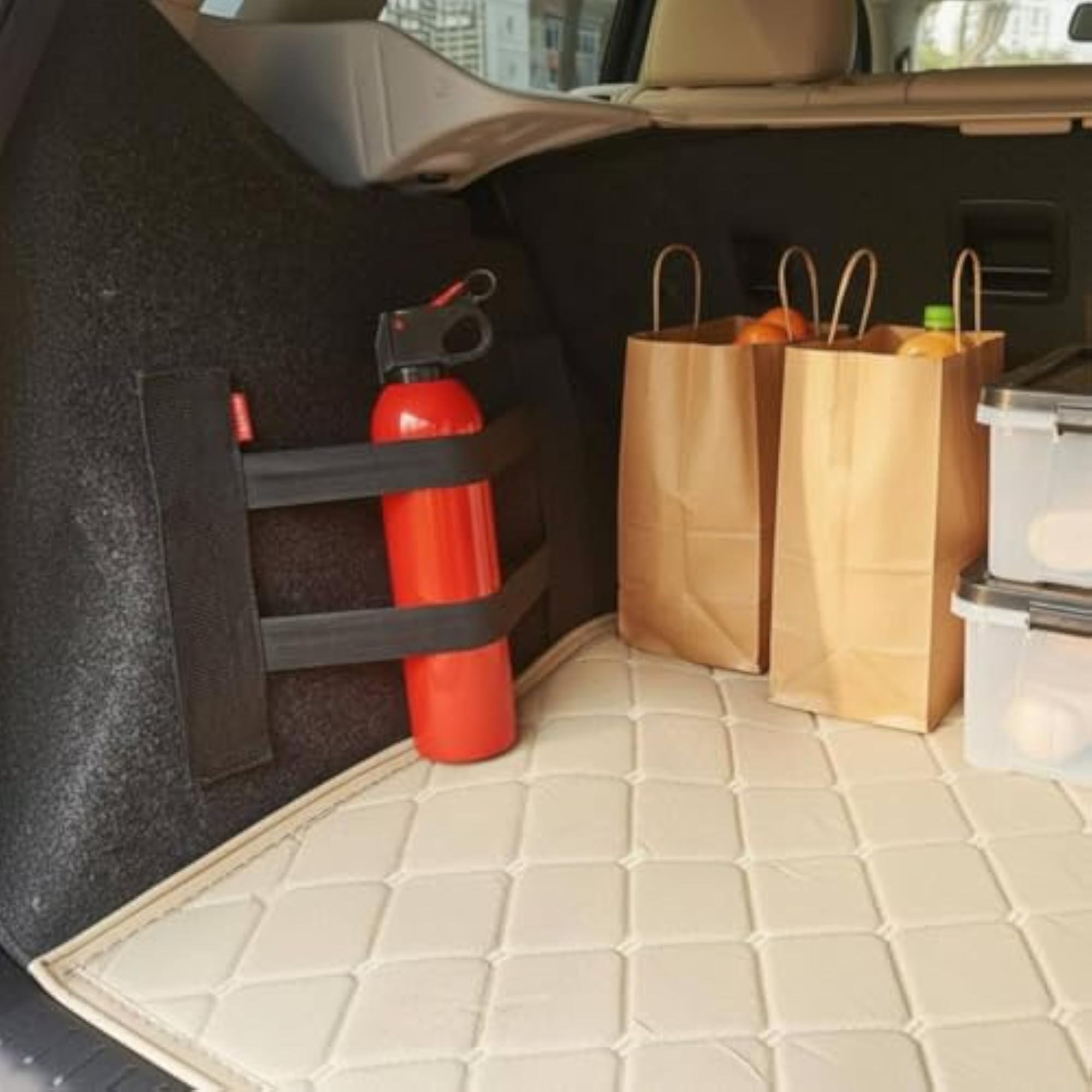 Multi-Functional Car Trunk Elastic Strap Organizer